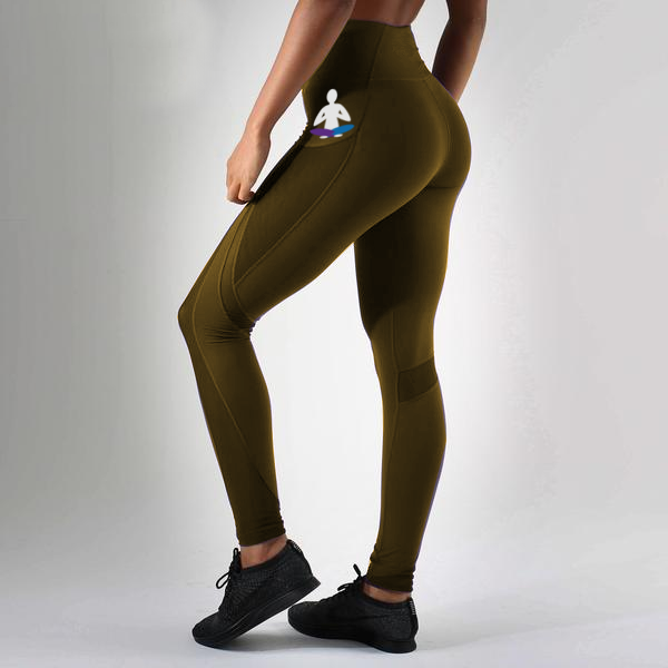 Axinite Prithvi Premium Brown Leggings